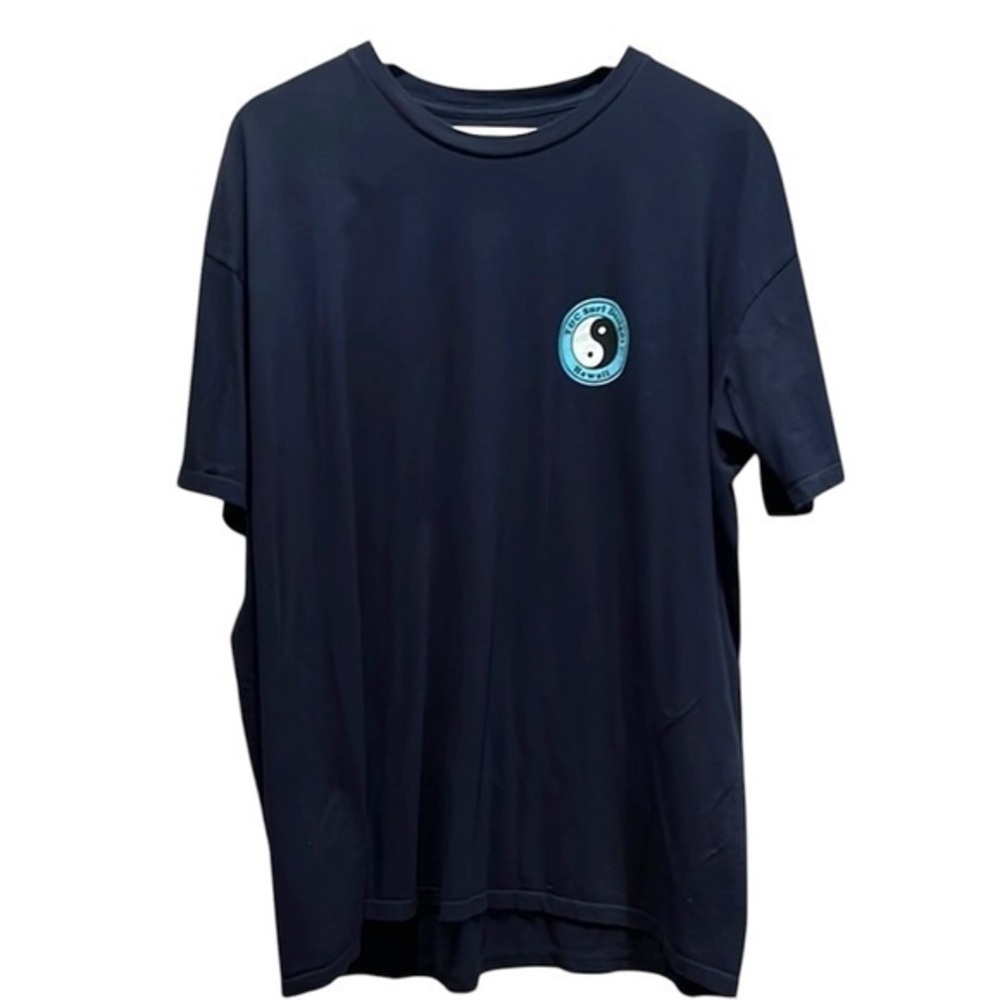 T&C Surf Designs Men’s Navy Blue Graphic Tee Size 2XL waves ocean